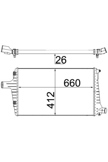 Ladeluftkühler AUDI A6 II 97-