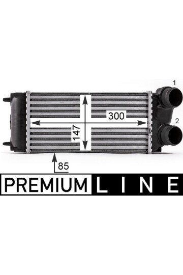 Ladeluftkühler CITROEN 307 / CITROEN C4