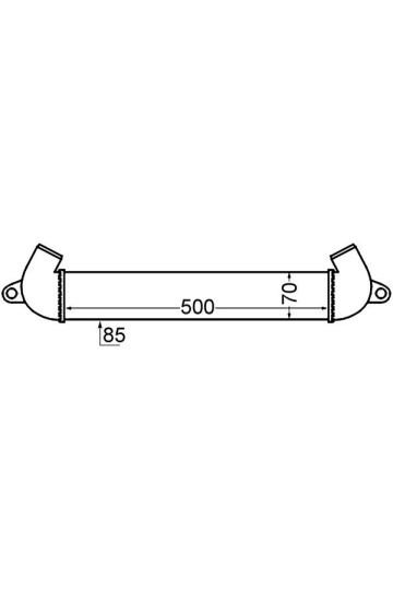 Ladeluftkühler FIAT DOBLO