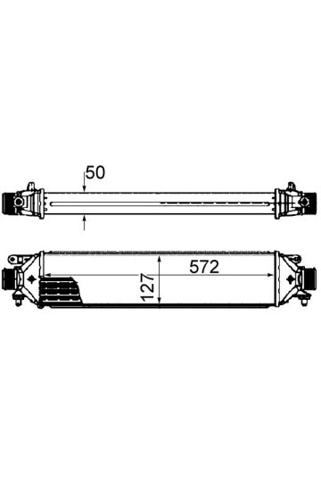 Ladeluftkühler FIAT PUNTO 1.9 D MUTIJET