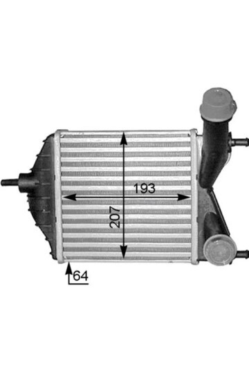 Ladeluftkühler FIAT PUNTO 188 JTD 2003-