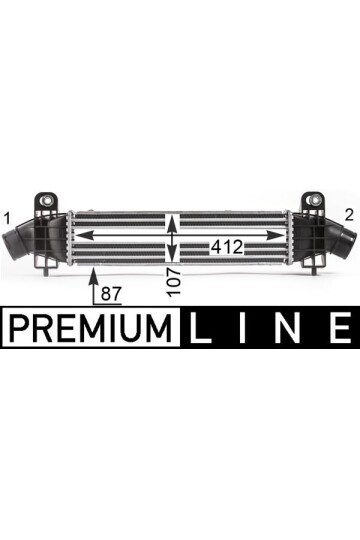 Ladeluftkühler FORD MONDEO III 2.0 TDCI