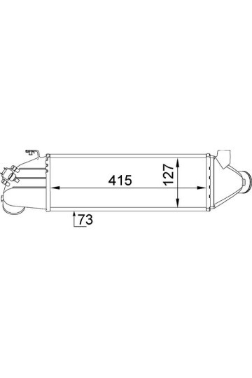 Ladeluftkühler FORD TRANSIT VI