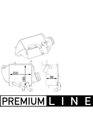 Ladeluftkühler MB S-CL. W221