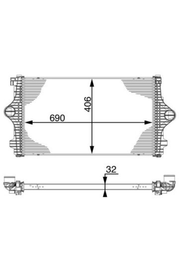 Ladeluftkühler MERCEDES-BENZ SPRINTER