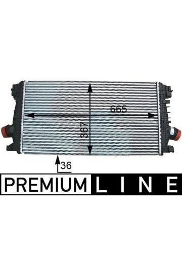 Ladeluftkühler OPEL ASTRA J