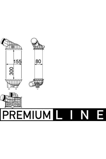 Ladeluftkühler PEUGEOT 3008/5008