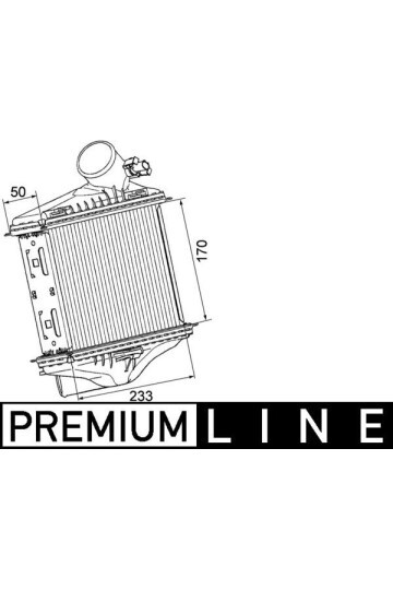 Ladeluftkühler SMART FORTWO