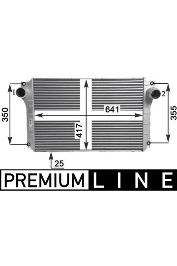 Ladeluftkühler TOYOTA Avensis 2.2 D-4D