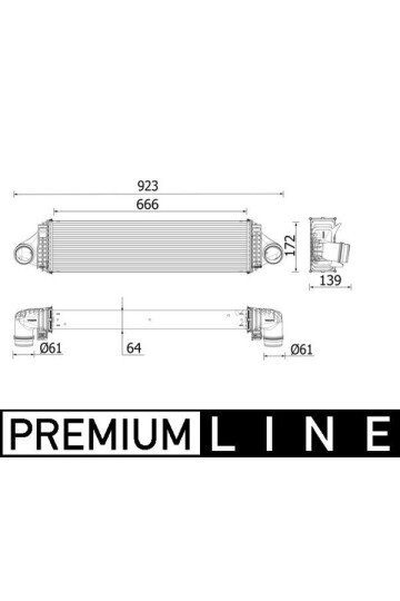 Ladeluftkühler VOLVO V40 / S40