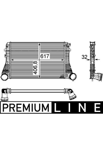 Ladeluftkühler VW PASSAT V