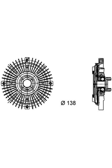 Lüfterkupplung AUDI 100 / A6