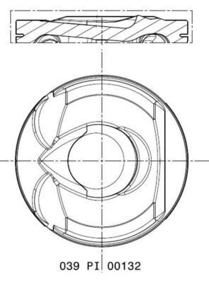 MOTOR PİSTON SEGMAN STD P207-P208-P308-P508-P2008-P3008-P5008-RZC-C4-C5-DS3-DS4 1.6 THP EP6 77mm