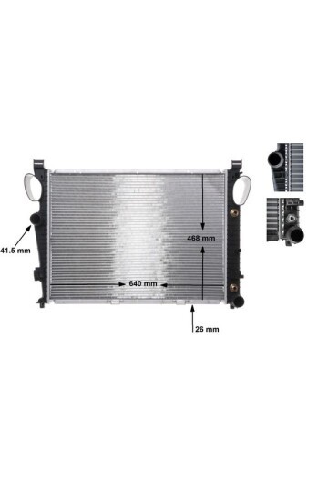 MOTOR SU RADYATORU MERCEDES S-CLASS M112 M272 W220 98>05