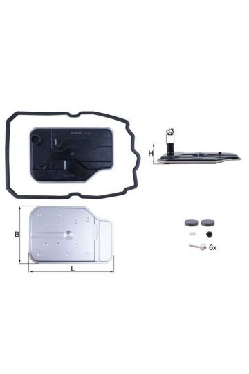 OTOMATIK SANZIMAN YAGI FILTRE SETI MERCEDES W203 CL203 W204 W205 C218 C219 W211 W212 W221 X204 W447