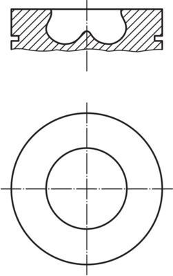 PİSTON COMPLETE 83.5 MM AUDI
