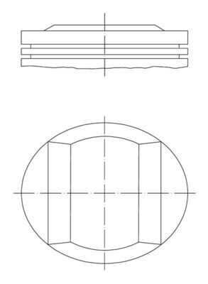 PİSTON COMPLETE 90.41 MM MERCEDES-BENZ