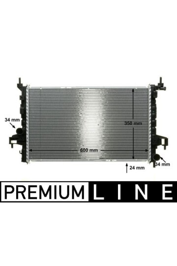 RADYATÖR CORSA C-COMBO-TIGRA 1.3 CDTI-1.7 CDTI AC MEK 600x350x24