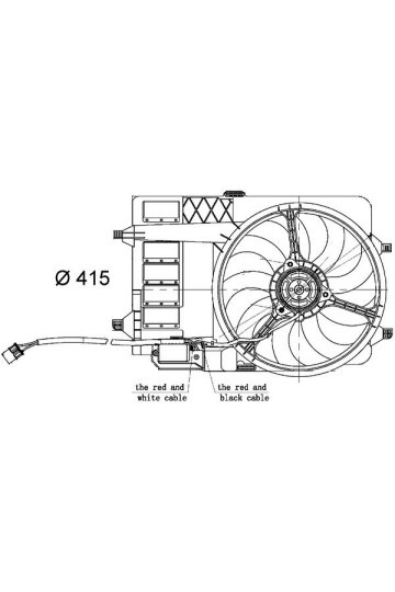 RADYATOR FANI KOMPLE MINI R50 R52 R53