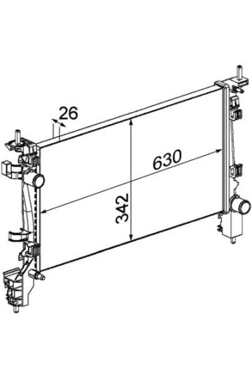 RADYATÖR PEUGEOT BIPPER-CITROEN NEMO 1.4 HDI 08>