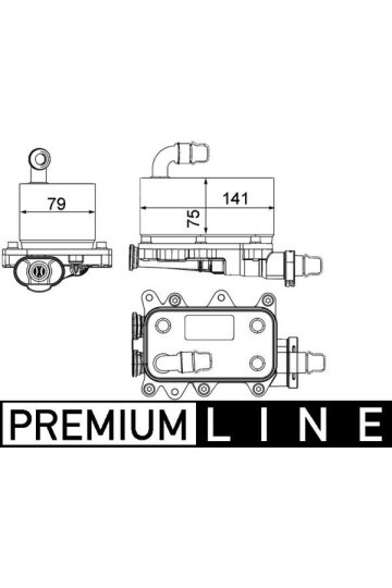 SANZIMAN YAG SOGUTUCU RANGE ROVER 3 VOGUE L322 3.0 D 02>12 RANGE ROVER 4 VOGUE L405 3.0 SDV6 2012> PREMIUM LINE