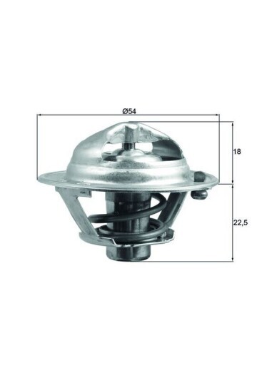TERMOSTAT 85C HYUNDAI ACCENT 06-10 -GETZ 05-09 1.5CRDİ-İ10 1.1CRDİ-İ20-İX20-İ30 1.4-1.6CRDİ
