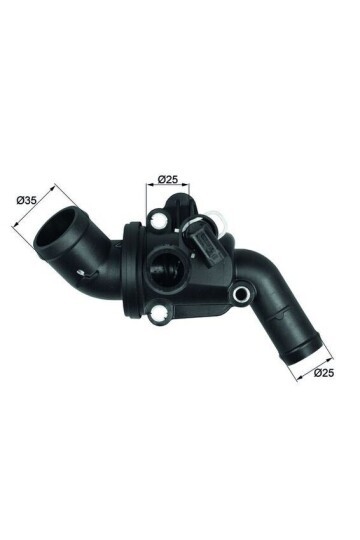 TERMOSTAT KOMPLE MERCEDES-BENZ B-CLASS W245 87C