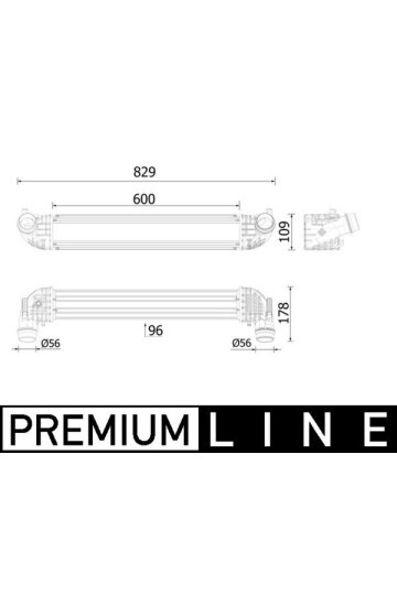 TURBO RADYATÖRÜ INTERCOOLER OPEL ASTRA K 15>22 1.6 CDTI DTH-DTN-DTI-DTU 600X111X95
