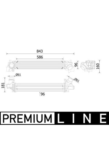 TURBOSARJ RADYATORU BMW F40 F52 F44 F45 F46 F48 F49 F39 . MINI F54 F55 F56 F57 F60