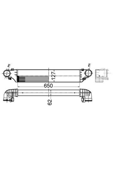 TURBOSARJ RADYATORU MERCEDES W203 CL203 S203 C209 A209