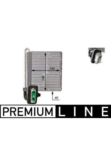 Verdampfer FORD FOCUS. C-MAX RHD