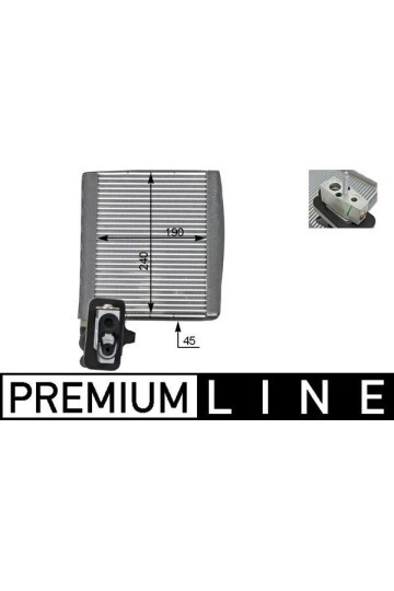 Verdampfer FORD KUGA / TRANSIT LHD