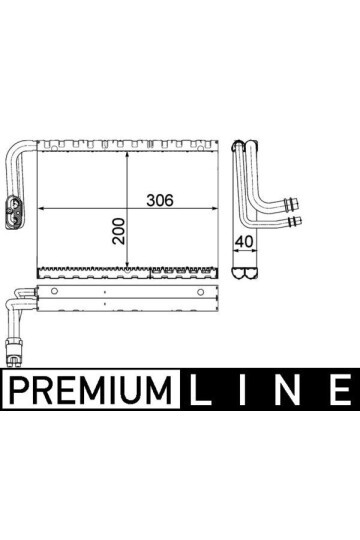 Verdampfer MB E-CL.W212 RHD. w/o TXV