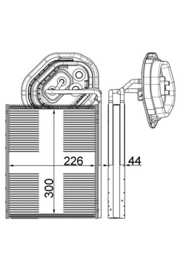 Verdampfer MB S-CLASS W222
