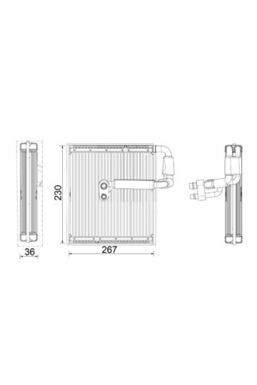 Verdampfer VOLVO XC40 RHD