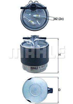 In-line fuel filter