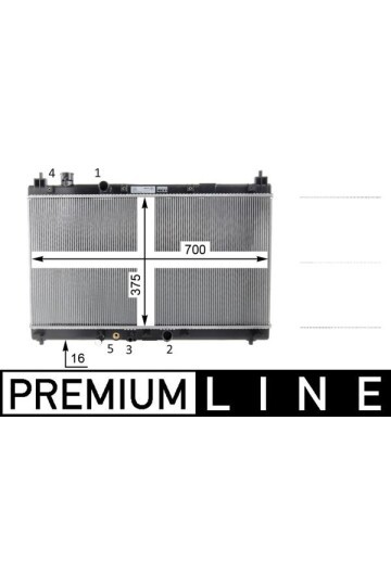 Kühlmittelkühler HONDA JAZZ