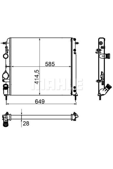 RADYATÖR RENAUTL MEGANE 2.0I 16V