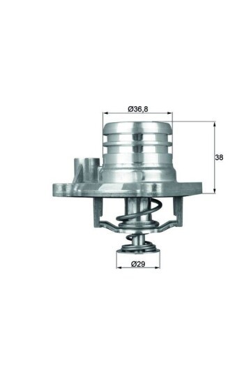 x TERMOSTAT KOMPLE AGILA 1.0-1.2-1.0 16V-1.2 16V 00 > 92C